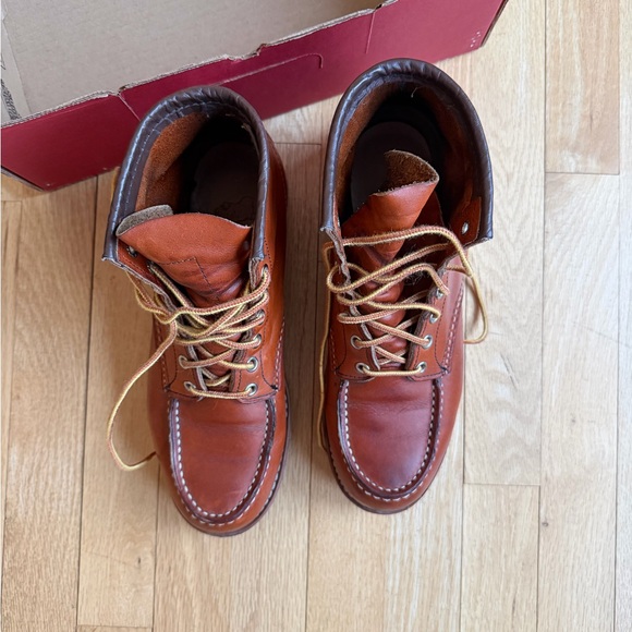 Red Wing Men's Oro Legacy Leather Classic Moc Toe Boots - Picture 2 of 8